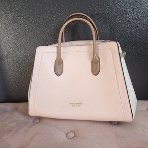 Kate Spade Mitten Pink and White Handbag